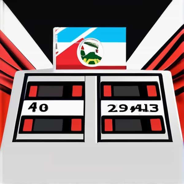 Fiji rugby scoreboard showing final score of 40-29.