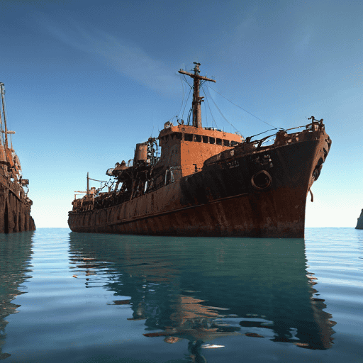 Illustration of 34 Derelict Vessels to be Scrapped: Cawaki