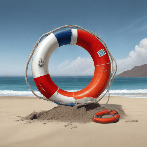 Illustration of California wildfire fueled by high winds forces Malibu evacuations