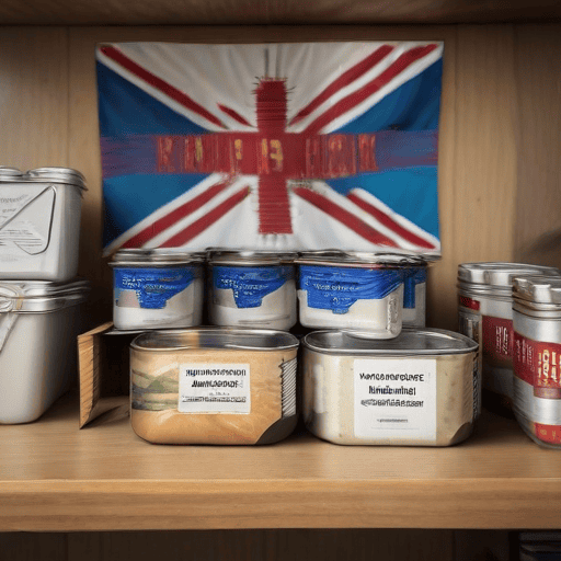 Illustration of Govt food rations for those who have been in shelter for over 48 hours