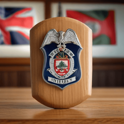 Illustration of Incoming Police Commissioner Welcomed by Acting Chief