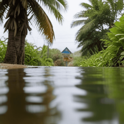 Illustration of Northern Division Roads closed due to flooding