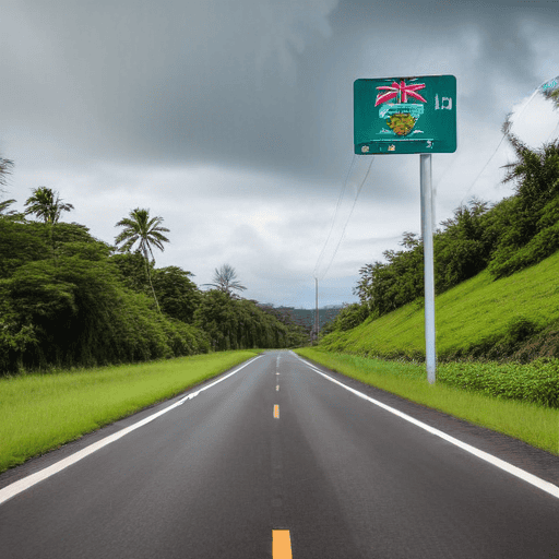 Illustration of PM in North to review proposed road upgrades