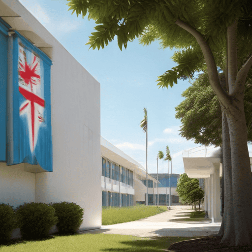 Illustration of PM opens Lautoka SDA High School