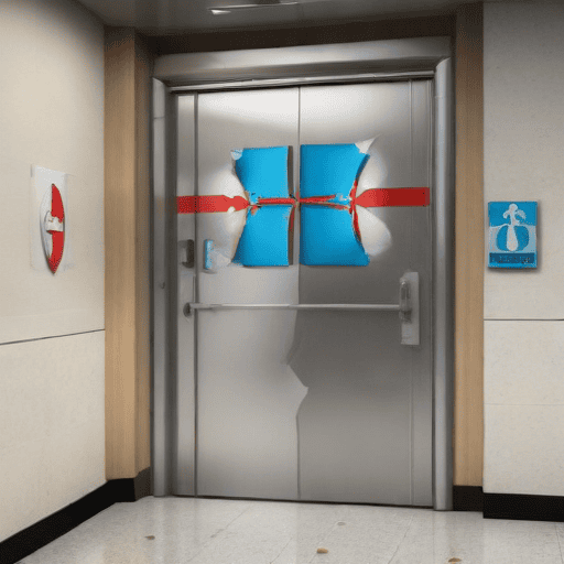 Illustration of Replacement lift for CWM Hospital expected next month