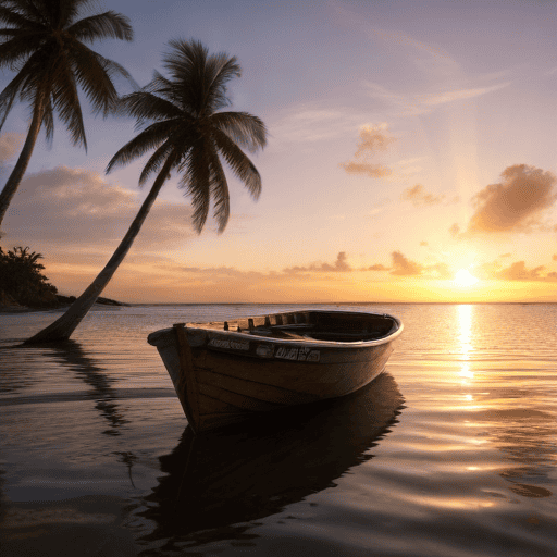 Illustration of Sea level rise real