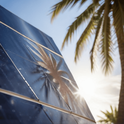 Illustration of Solar energy not utilised