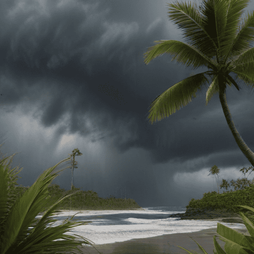 Illustration of TD03F not a threat to Fiji – Tonga & Niue in its path