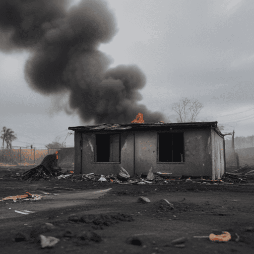 Illustration of Bedridden man perishes in Narere house fire