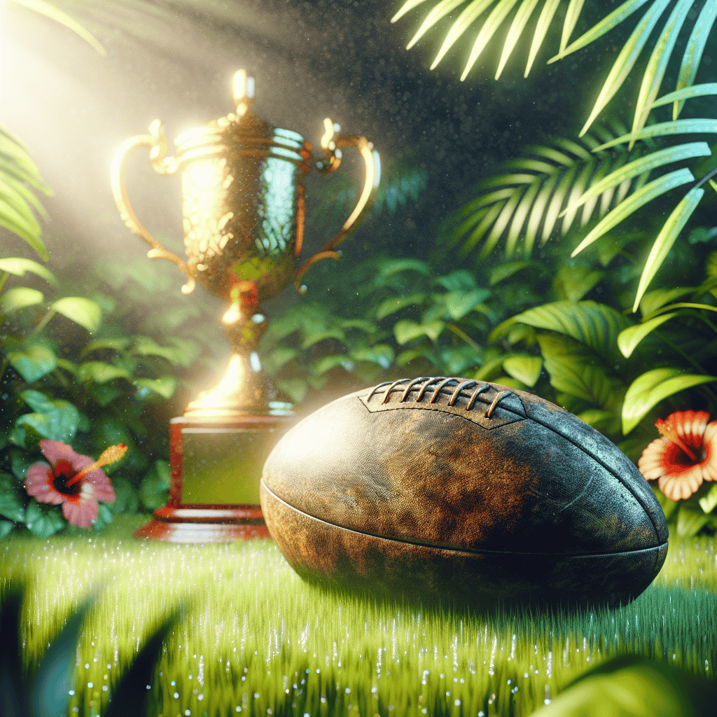 Illustration of Fiji 7s team defends Coral Coast title