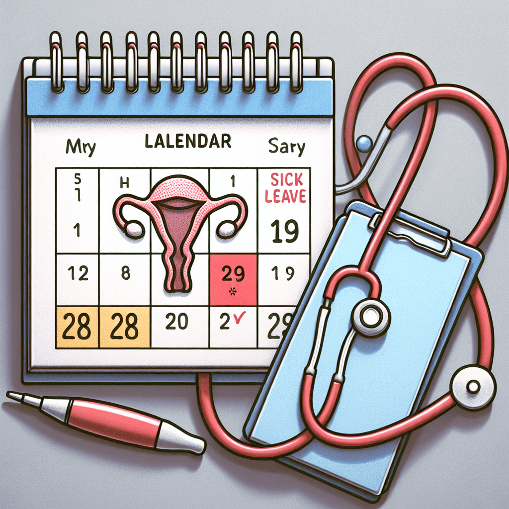 Illustration of ‘Menstrual Leave and Sick Leave are Different’