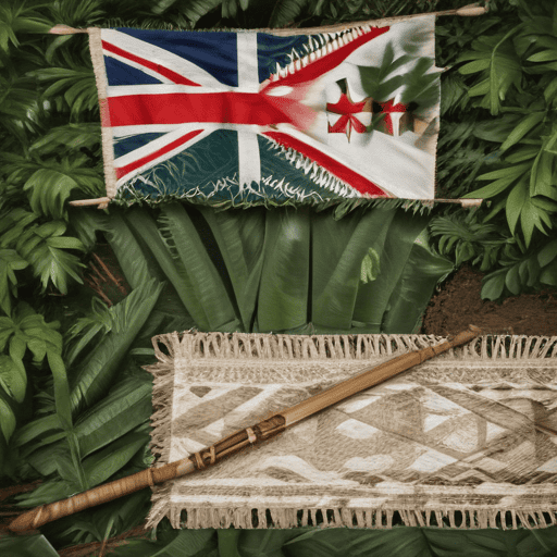 Illustration of Ra village accords Ratu Niudamu special welcome