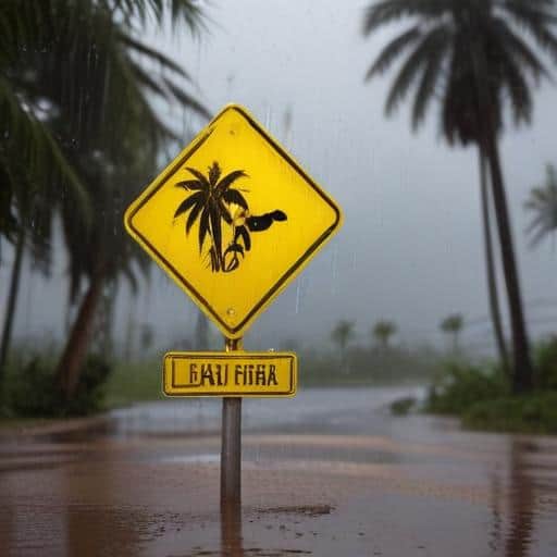 Severe Weather Alert: Heavy Rain and Flash Flood Warnings for Fiji - April 2025