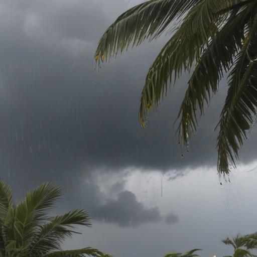 Severe Wind and Rain Forecast for Fiji: Strong Winds and Thunderstorms Expected Across Coastal Areas