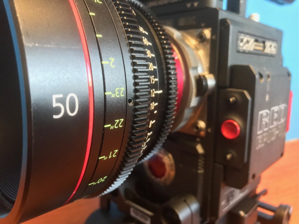Video Production Lenses Canon CE-X 50mm RED Epic W