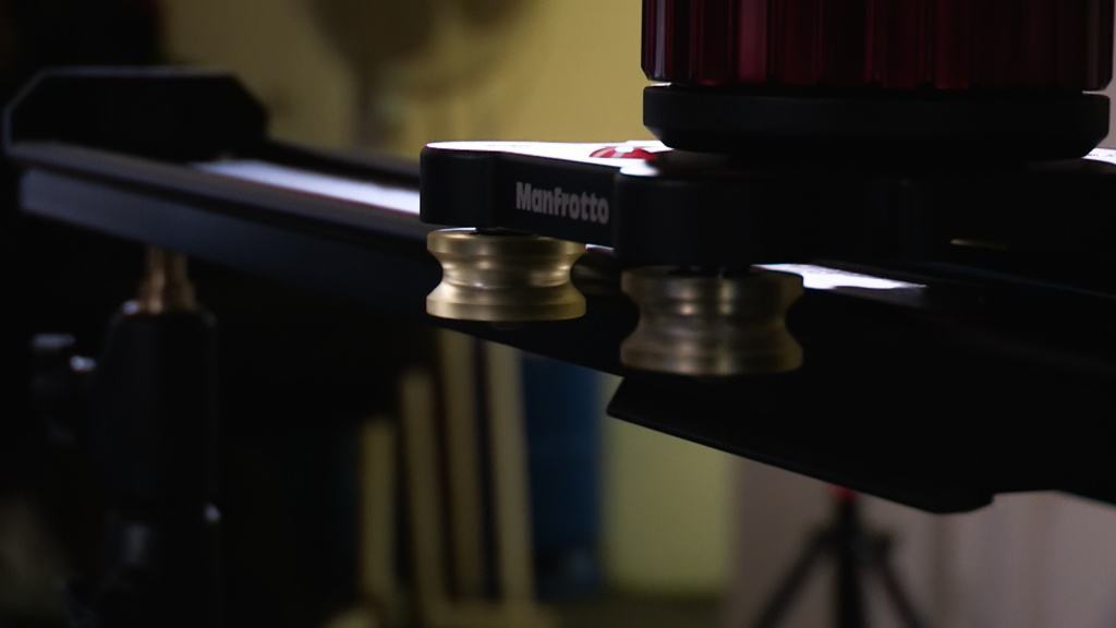 Video production cinema glide rail