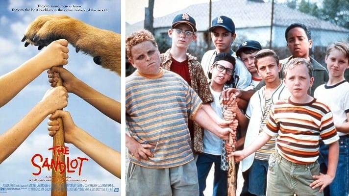 the sandlot movie poster 