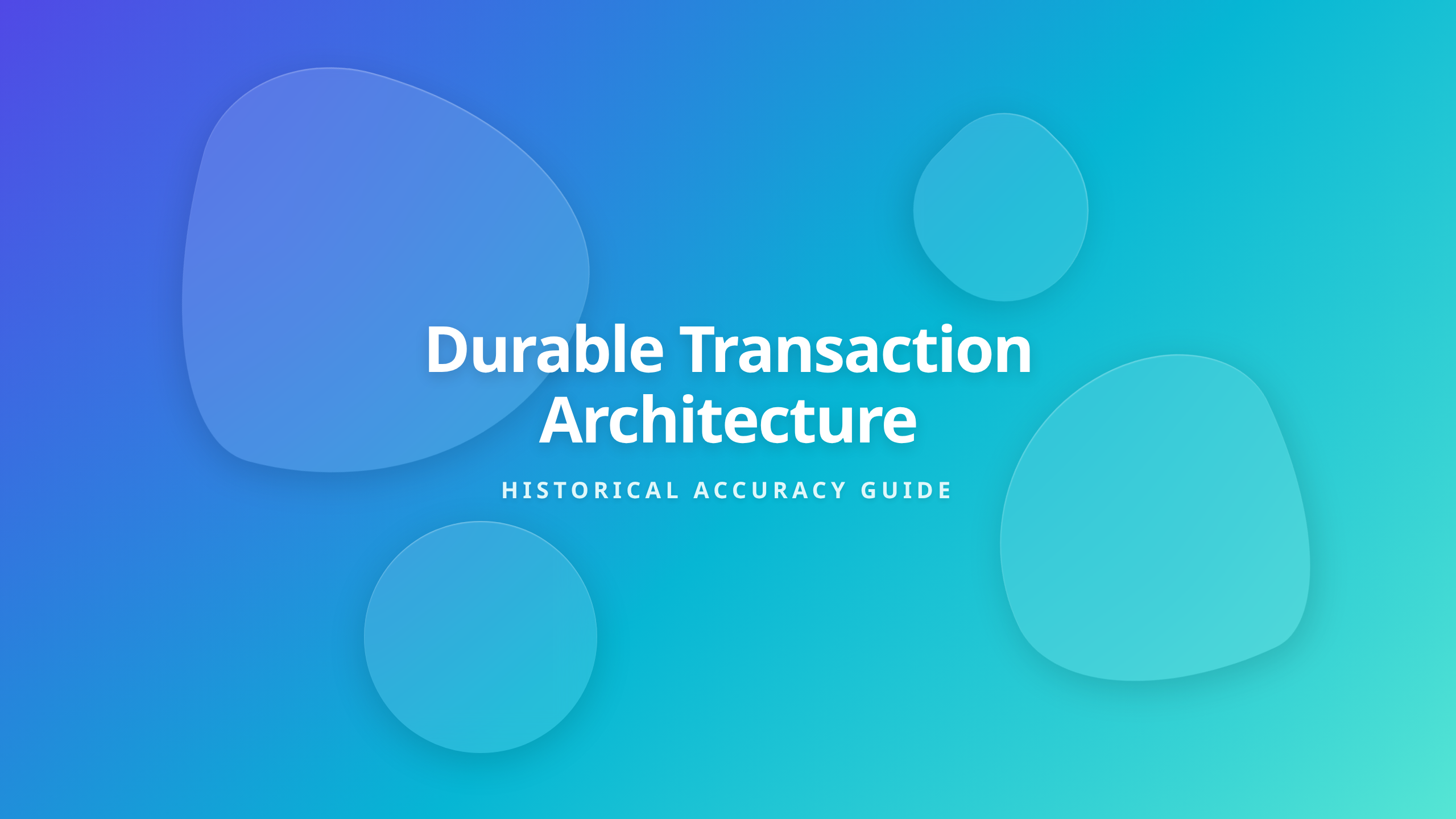 Transaction Data Modeling - How to Build Accurate Transaction Records
