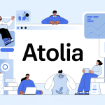 atolia illustration plateforme collaborative équipe messagerie projets