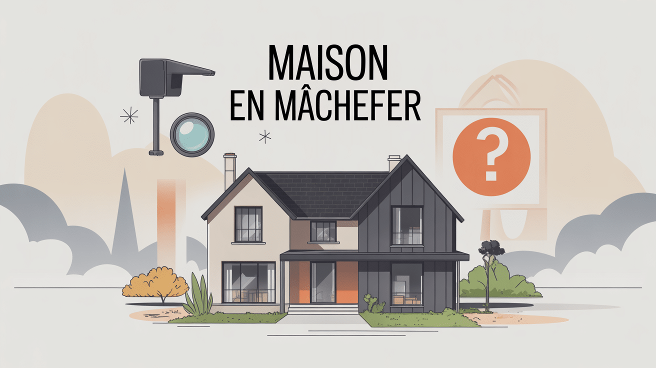 faut il acheter une maison en mâchefer illustration stylisée mur épais