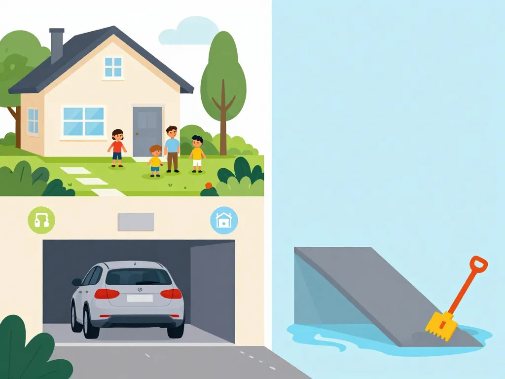 maison avec garage en sous sol sécurité et contraintes