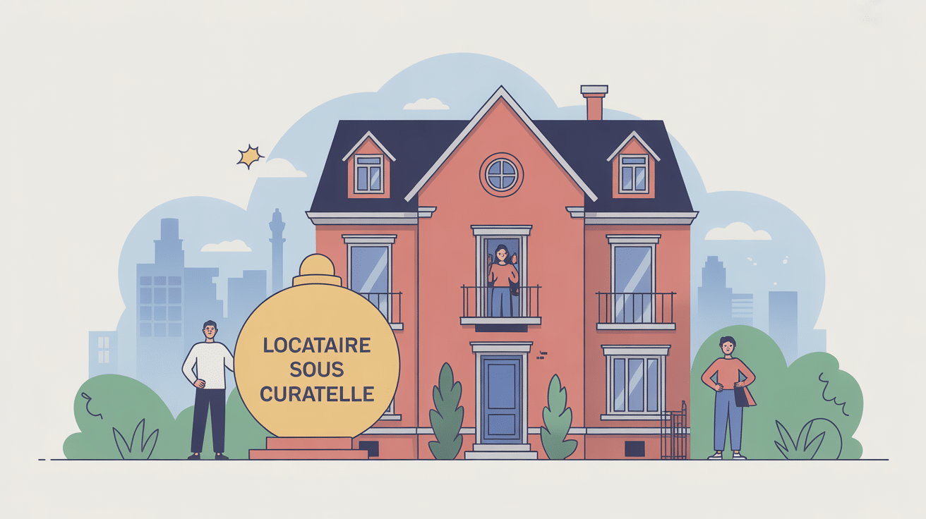 Problème locataire sous curatelle illustration loi protection