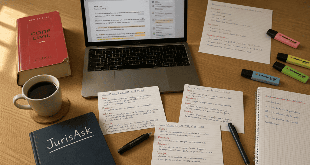 jurisask bureau étudiant droit fiche d'arrêt
