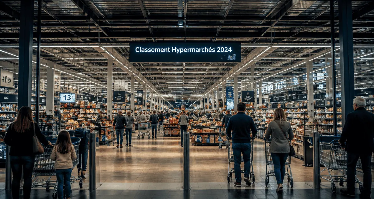 Classement hypermarché France chiffre d'affaire en image