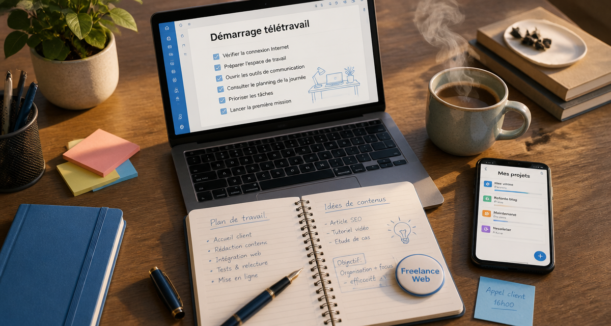 bureau travail en ligne à domicile