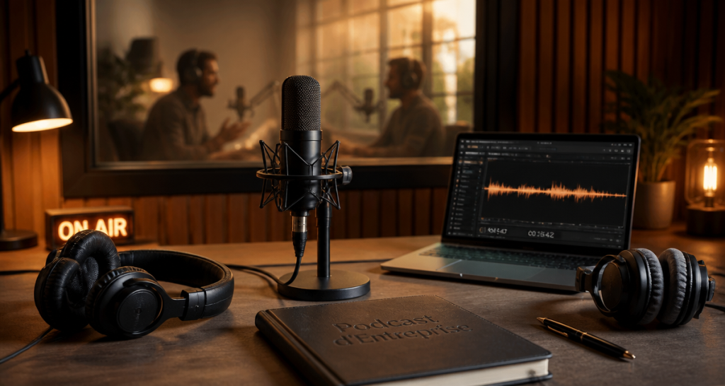 podcast entreprise micro studio