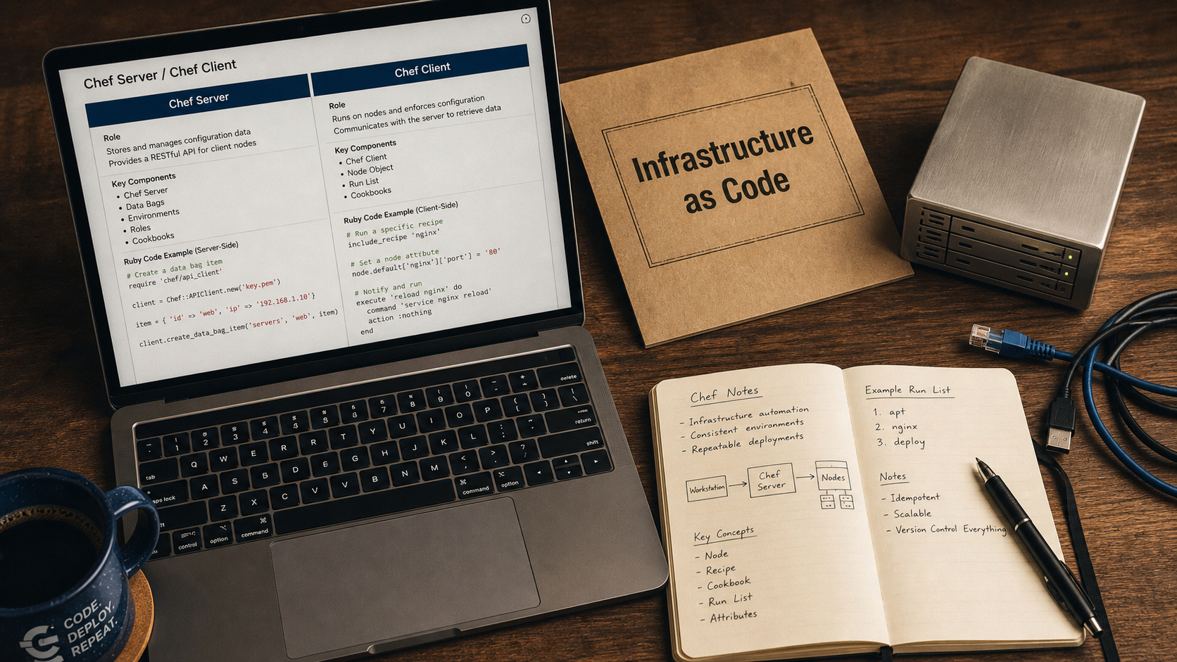 Formation DevOps Chef : cookbooks, tests automatisés et serveurs