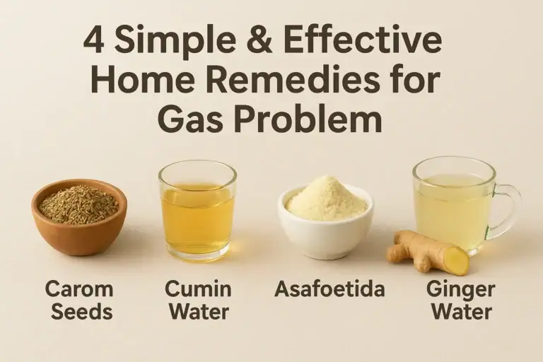 4 Simple & Effective Home Remedies for Gas Problem
