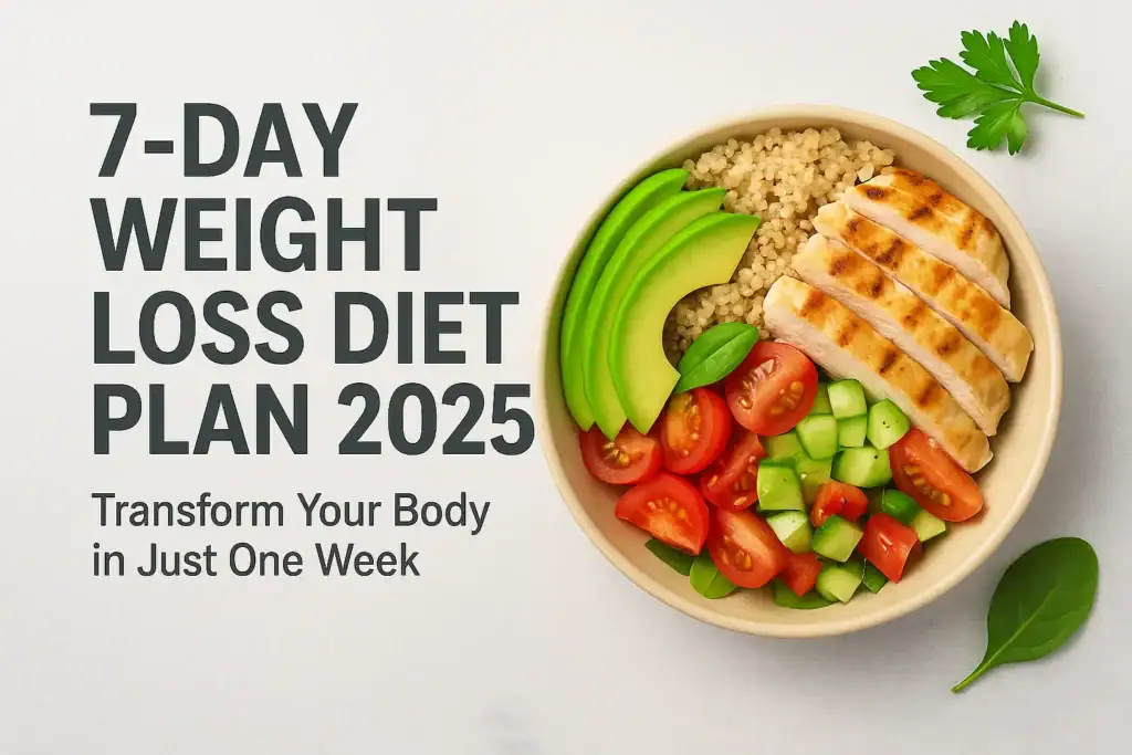 7-day weight loss diet plan 2025