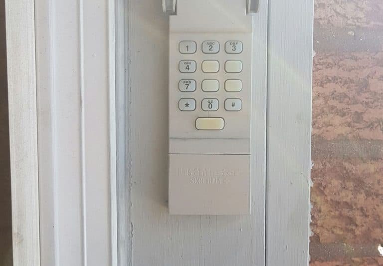 garage door keypad repair