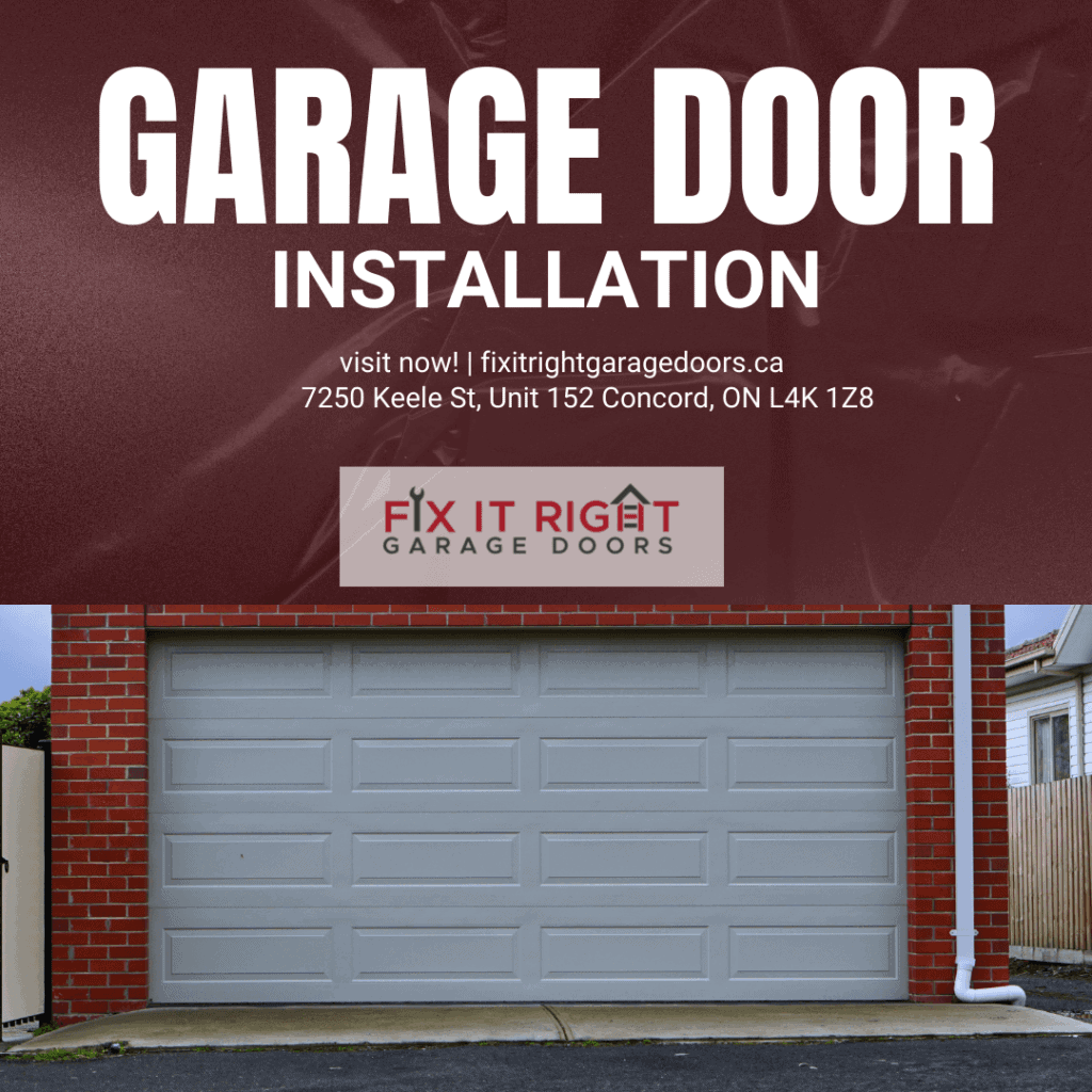 garage door installation