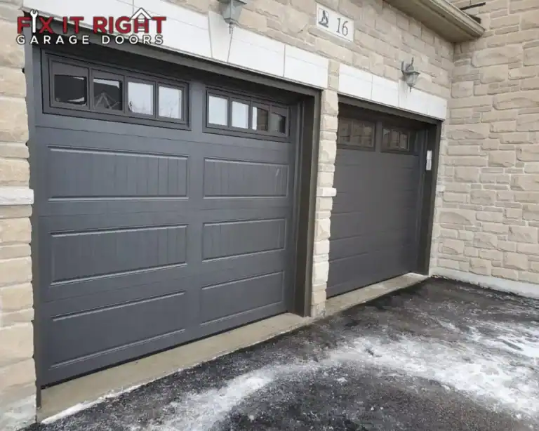 Black Garage Doors