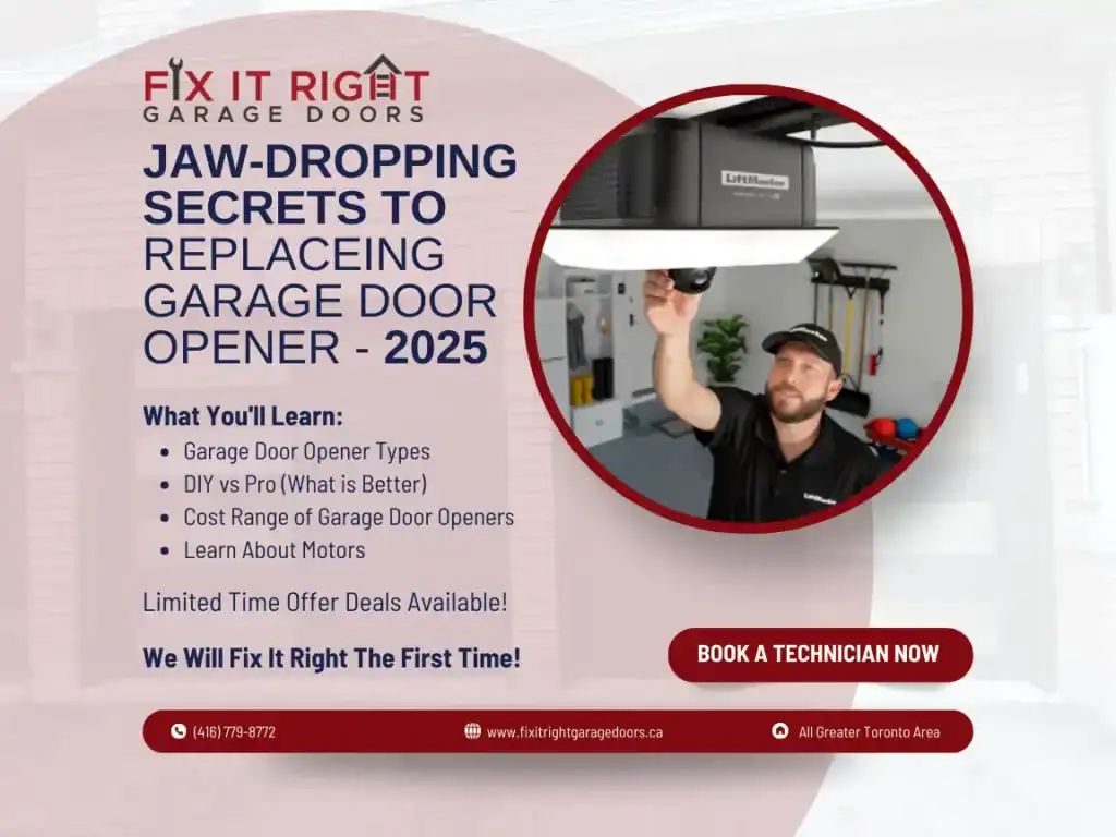 Replacing Garage Door Opener Secrets