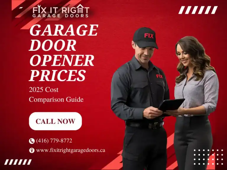 garage door opener prices guide