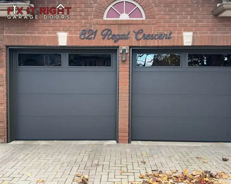 Black Garage Doors