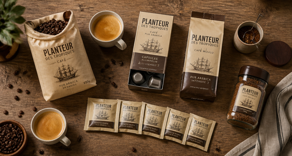 café planteur intermarché prix formats sur table