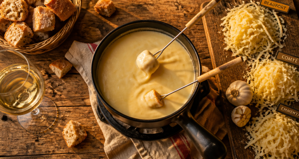 combien de vin blanc pour 1kg de fondue, caquelon, pain, fromage, vin blanc
