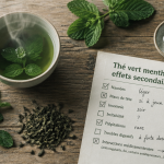 the vert menthe effet secondaire table