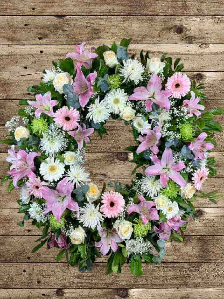 Corona funeraria Mira