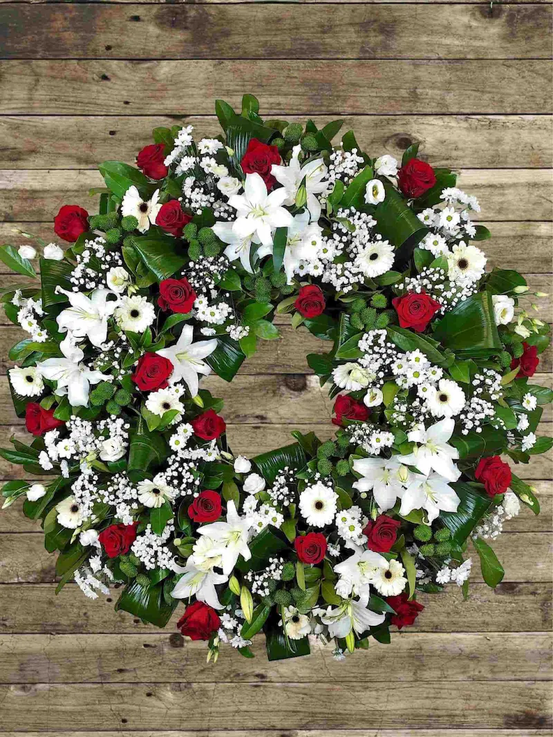 Corona de flores Borros