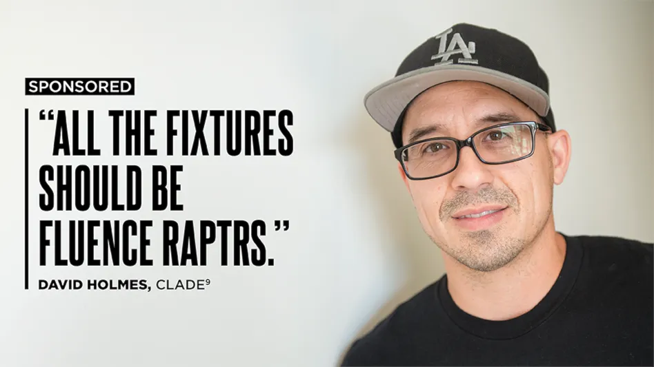 A man in glasses and LA cap with quote on LED grow lights for cannabis.