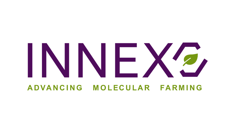 INNEX logo with green leaf, symbolizing advanced cannabis lighting technology.