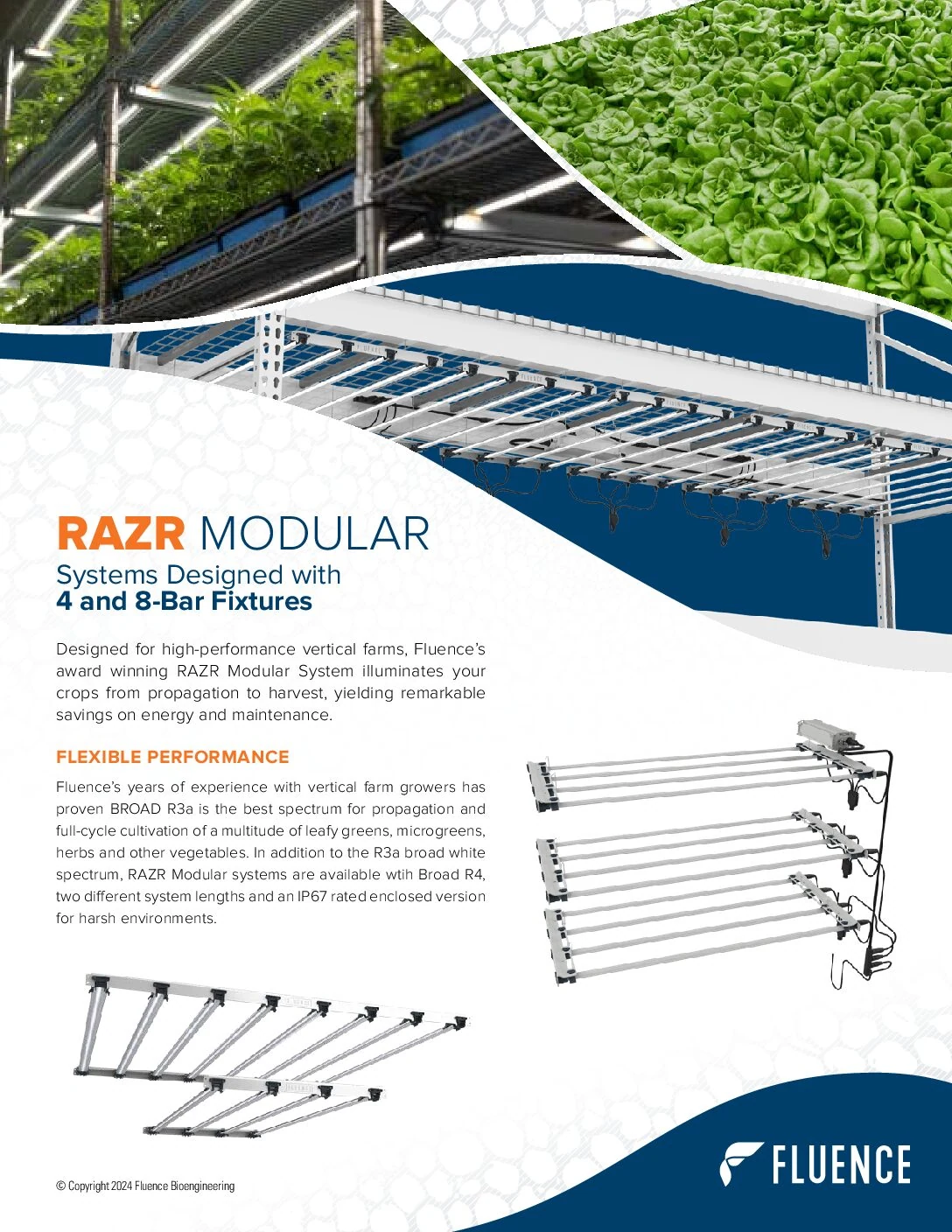 Modular cannabis grow system with 4- and 8-bar LED grow lights for cultivation.