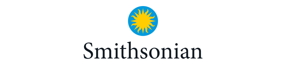Smithsonian logo with sunburst, associated with cannabis lighting technology.