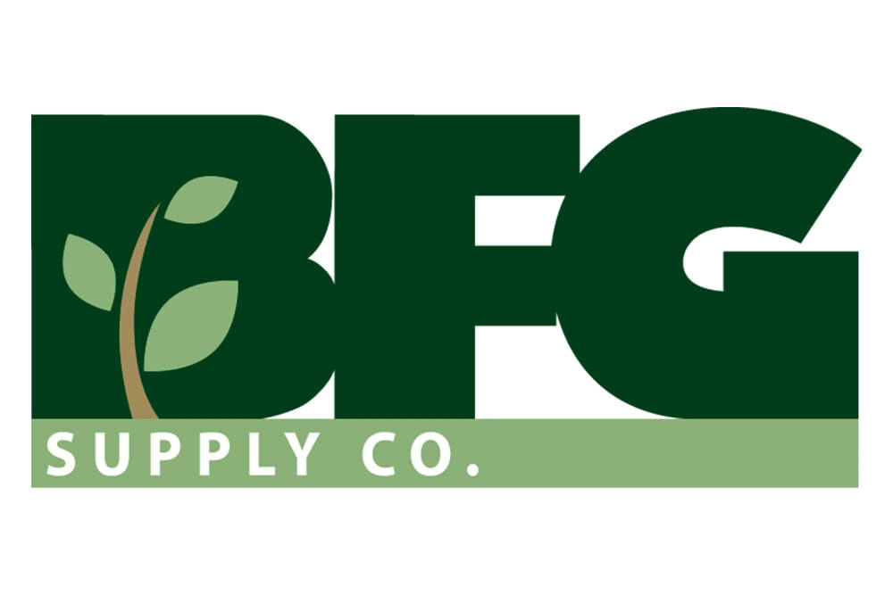 BFG Supply Co. logo with plant, trusted in cannabis LED grow lights technology.