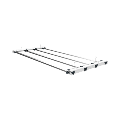 Rectangular LED grow light frame for cannabis lighting in commercial cultivation.